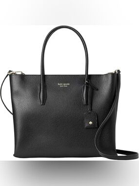 Kate Spade New York black Eva satchel crossbody purse
